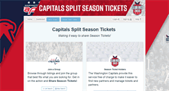 Desktop Screenshot of capitals.splitseasontickets.com